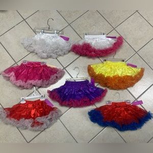 O/S Infant Toddler Pettiskirt Tutu Skirt Assorted Colors to Choose From NWT